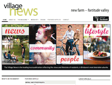 Tablet Screenshot of newfarmvillagenews.com.au